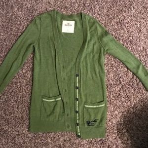 Hollister Green Cardigan